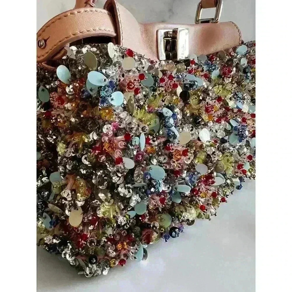 Fendi multi sequin & rhinestones peekaboo small size - Picture 9 of 9
